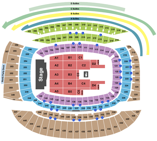 Soldier Field Bruno Mars Seating Chart